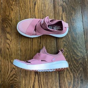 Pink vans sneakers women’s 9.5
